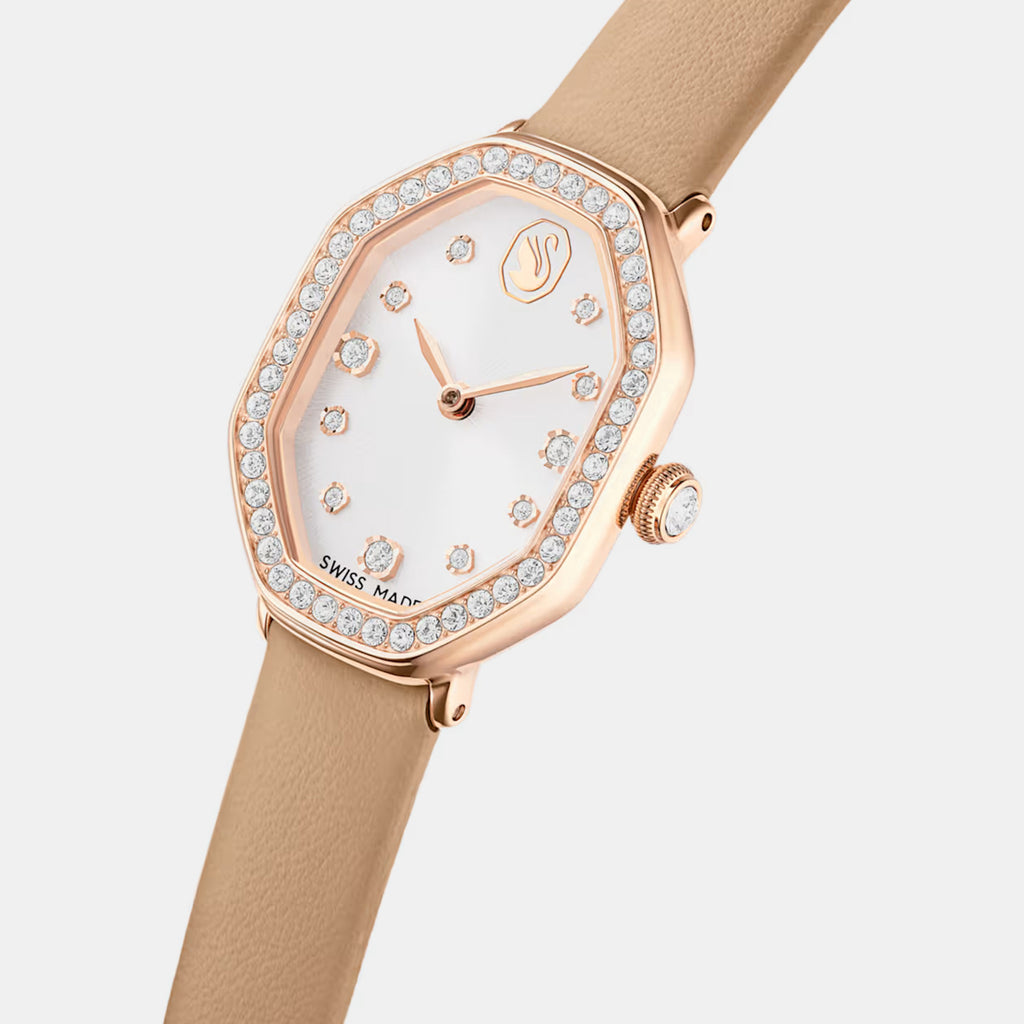 Dextera Women Quartz White Dial Analog Leather Watch 5730184