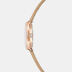 Dextera Women Quartz White Dial Analog Leather Watch 5730184