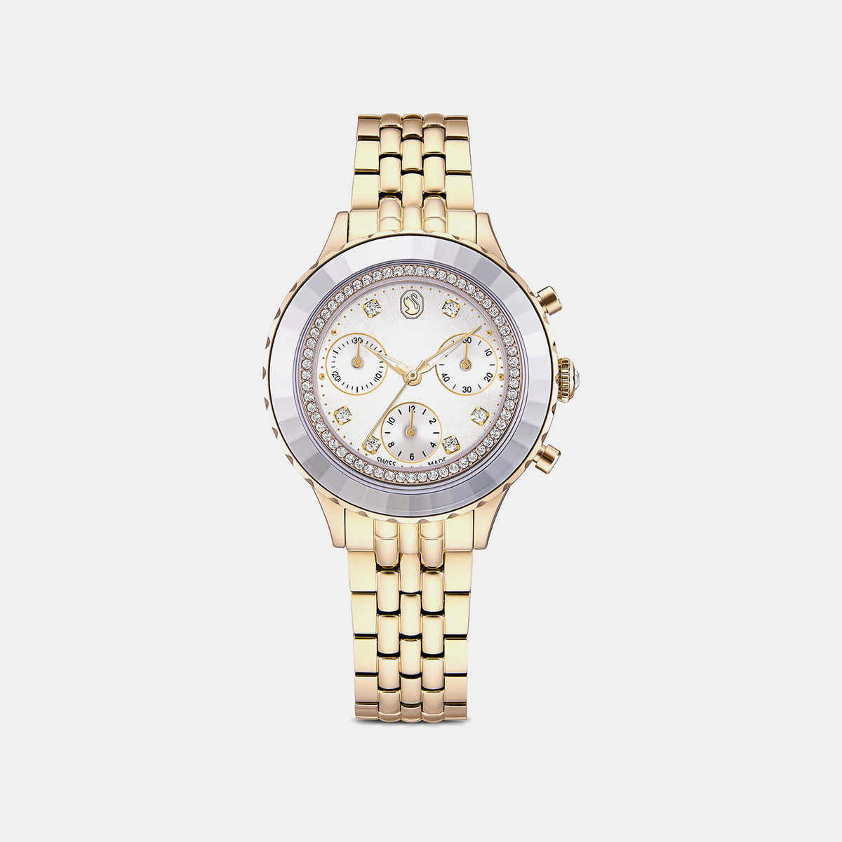 Octea Women Quartz Silver Dial Chronograph Stainless Steel Watch 5730194