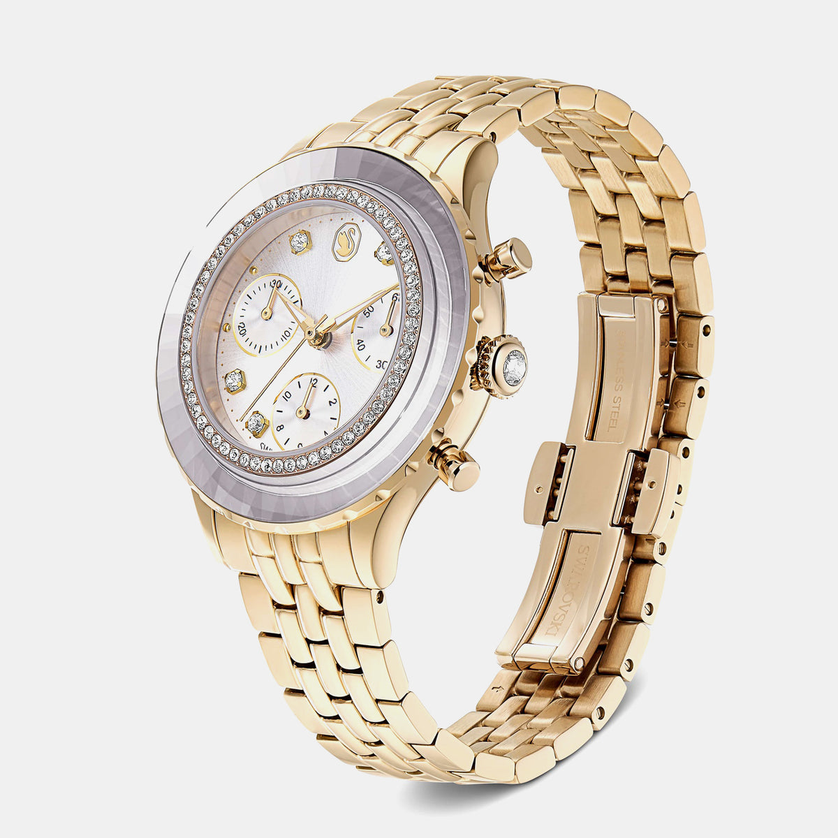 Octea Women Quartz Silver Dial Chronograph Stainless Steel Watch 5730194