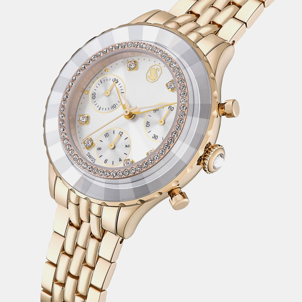 Octea Women Quartz Silver Dial Chronograph Stainless Steel Watch 5730194