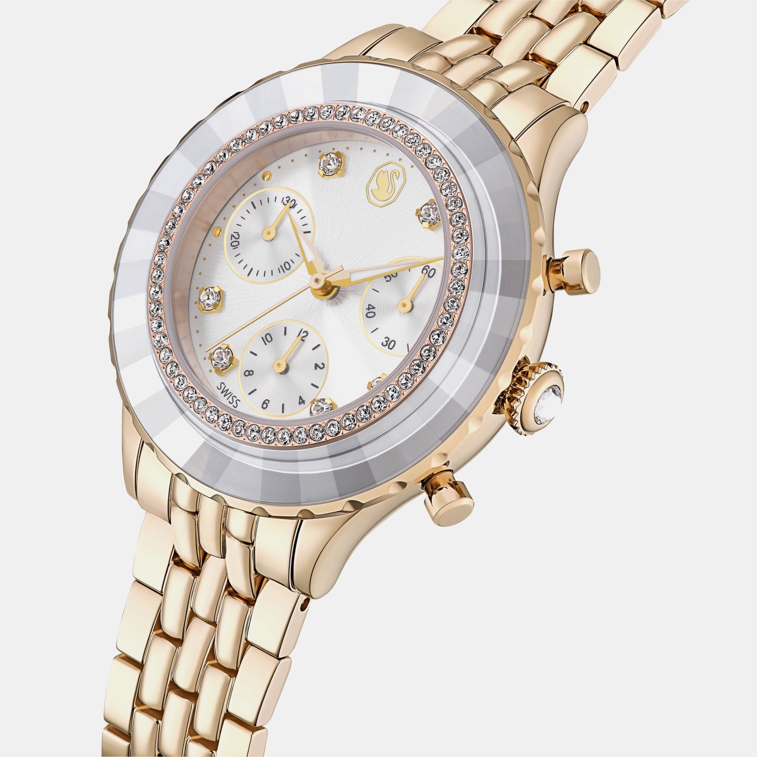 Octea Women Quartz Silver Dial Analog Stainless Steel Watch 5730194