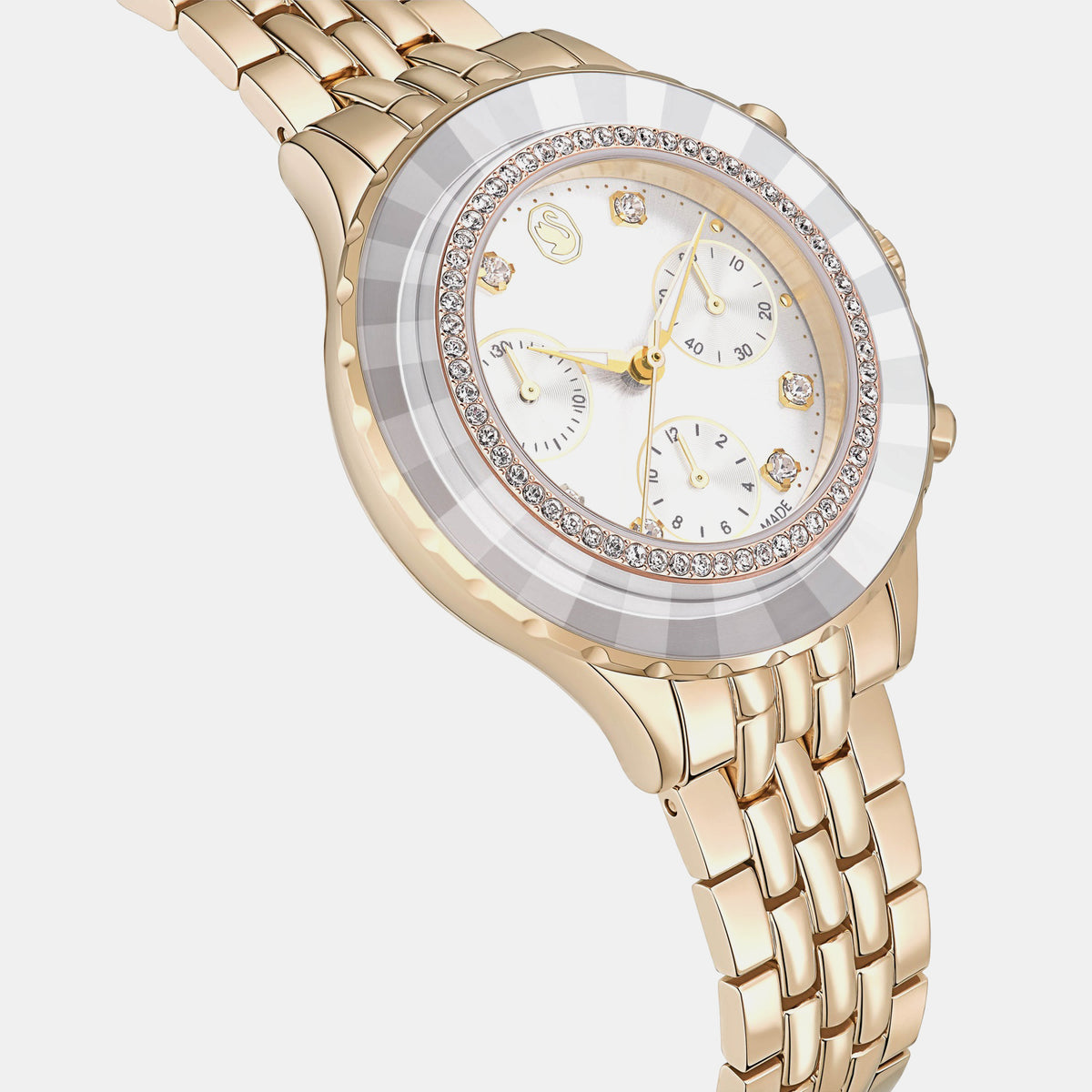 Octea Women Quartz Silver Dial Chronograph Stainless Steel Watch 5730194