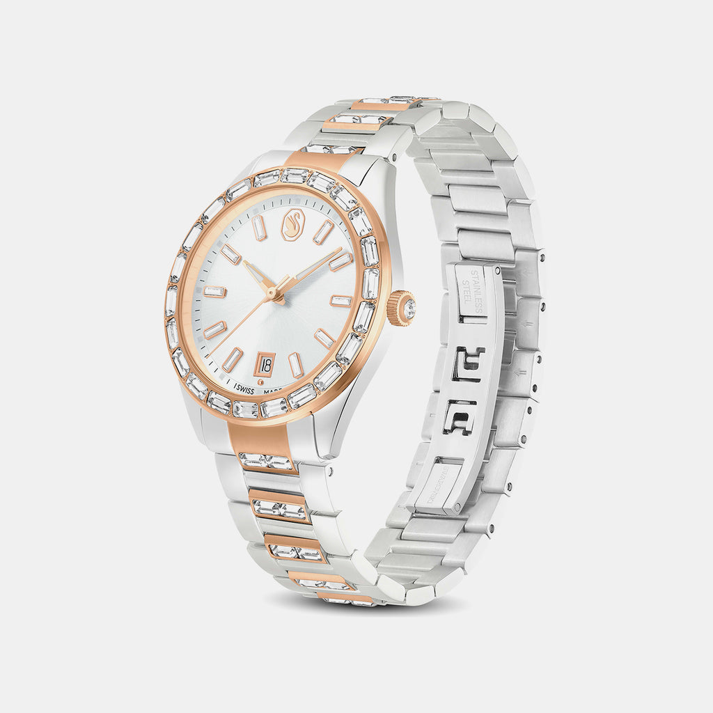 Matrix Women Quartz Silver Dial Analog Metal Watch 5734663