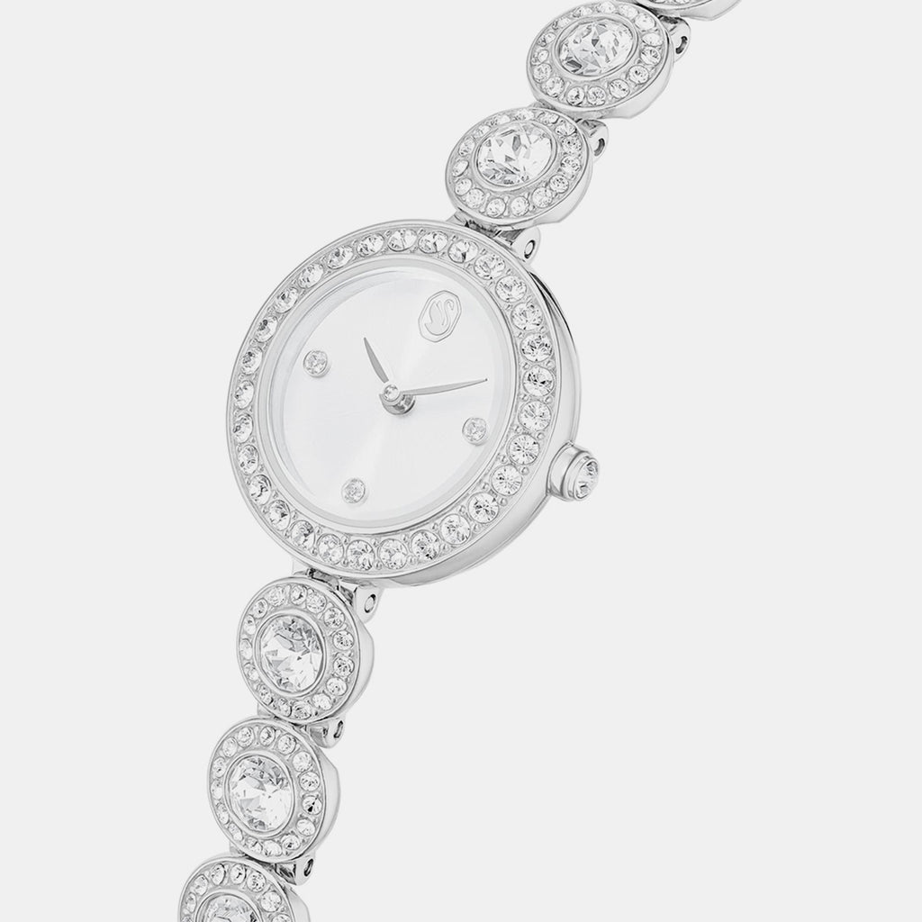 Una Angelic Women Quartz White Dial Analog Stainless Steel Watch 5737038