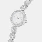 Una Angelic Women Quartz White Dial Analog Stainless Steel Watch 5737038