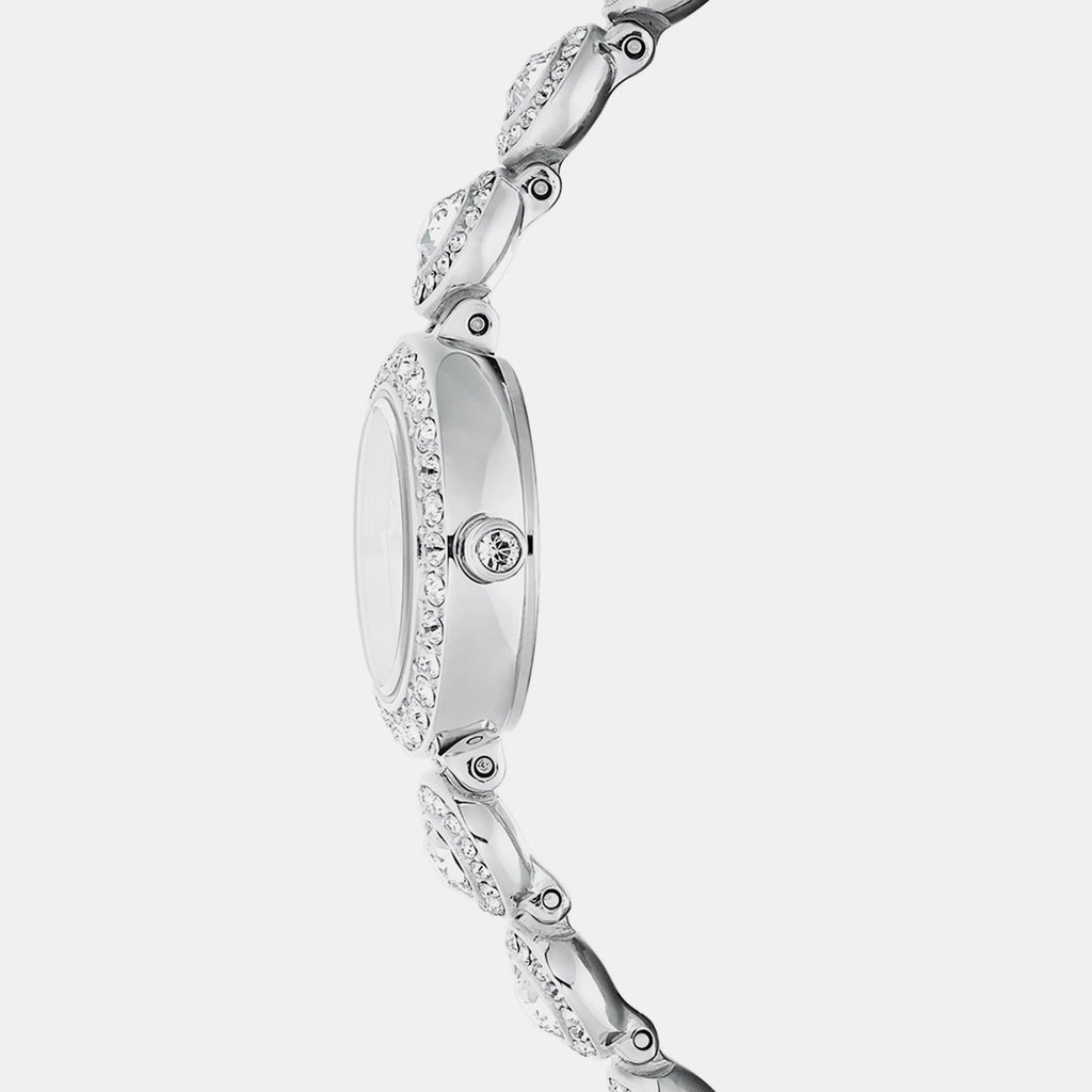 Una Angelic Women Quartz White Dial Analog Stainless Steel Watch 5737038