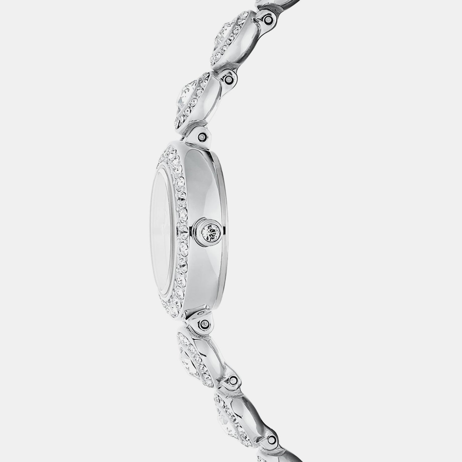 Una Angelic Women Quartz White Dial Analog Stainless Steel Watch 5737038