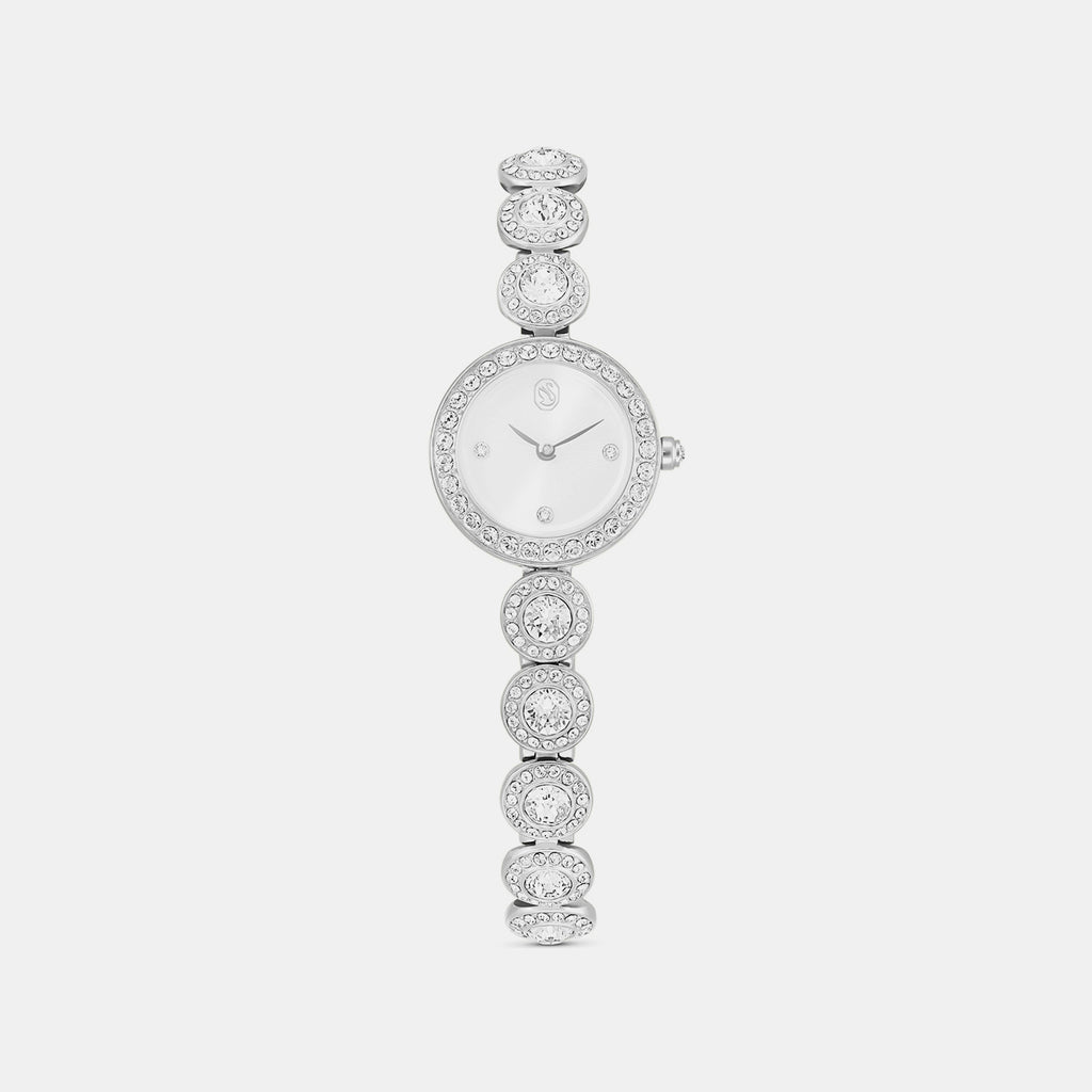 Una Angelic Women Quartz White Dial Analog Stainless Steel Watch 5737038