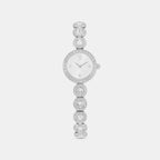 Una Angelic Women Quartz White Dial Analog Stainless Steel Watch 5737038