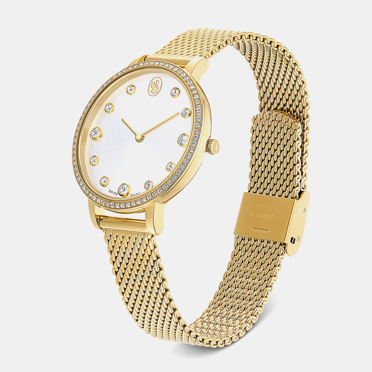 Clarica Women Quartz White Dial Analog Stainless Steel Watch 5740823