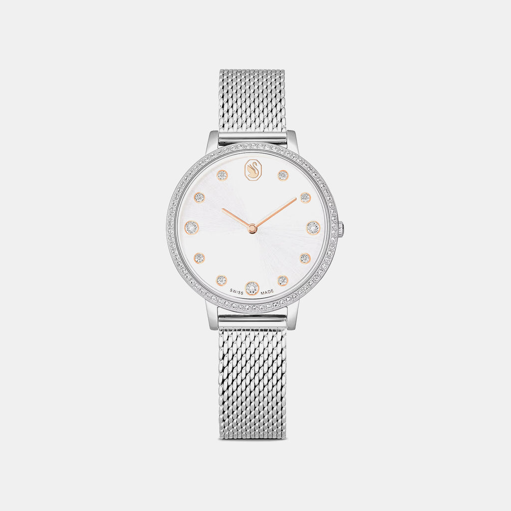 Clarica Women Quartz Silver Dial Analog Stainless Steel Watch 5740971