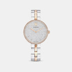 Cosmopolitan Women Quartz Silver Dial Analog Stainless Steel Watch 5742473