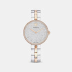 Cosmopolitan Women Quartz Silver Dial Analog Stainless Steel  5742473
