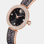 Matrix Women Quartz Black Dial Analog Metal Watch 5743697