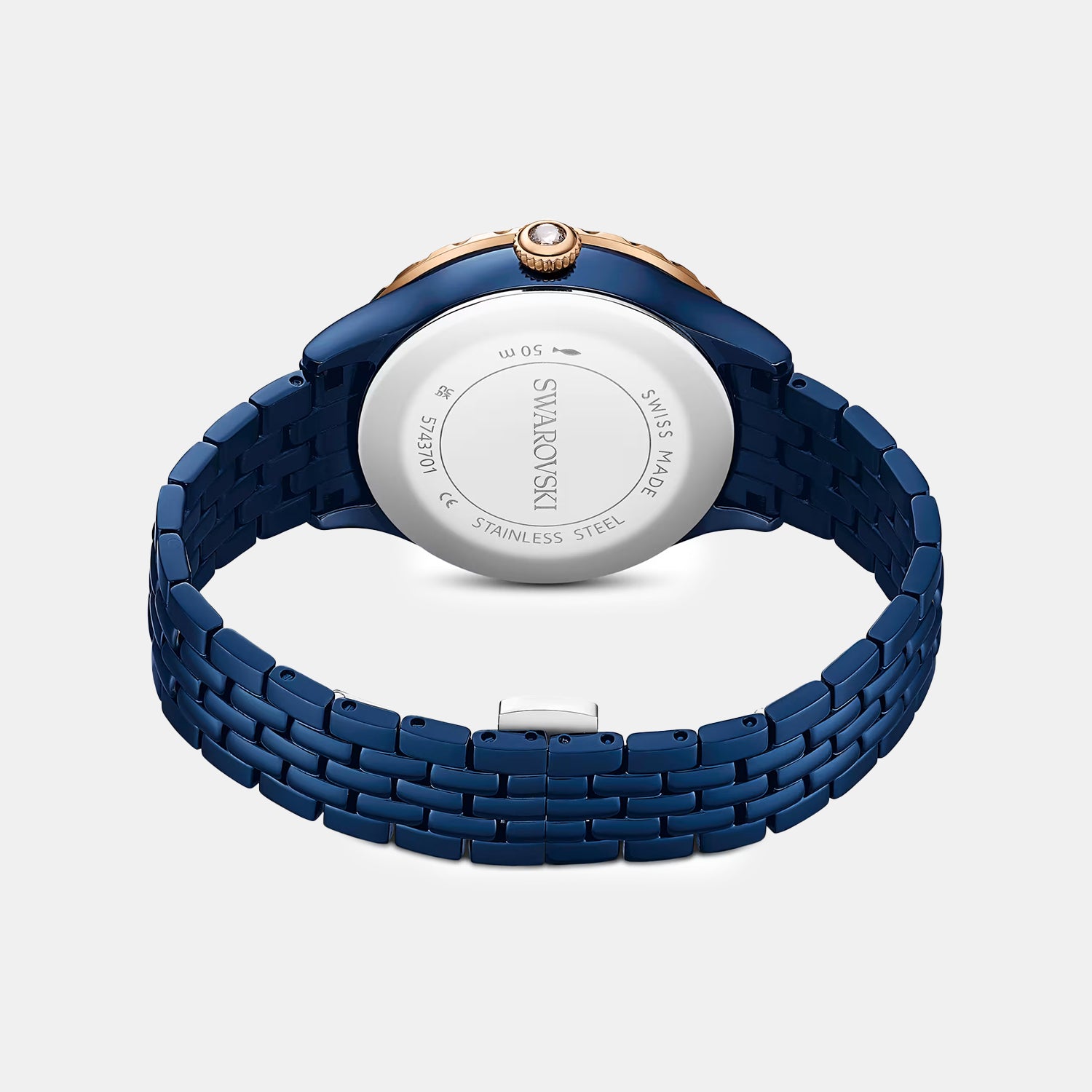 Octea Moon Women Quartz Blue Dial Analog Stainless Steel Watch 5743701