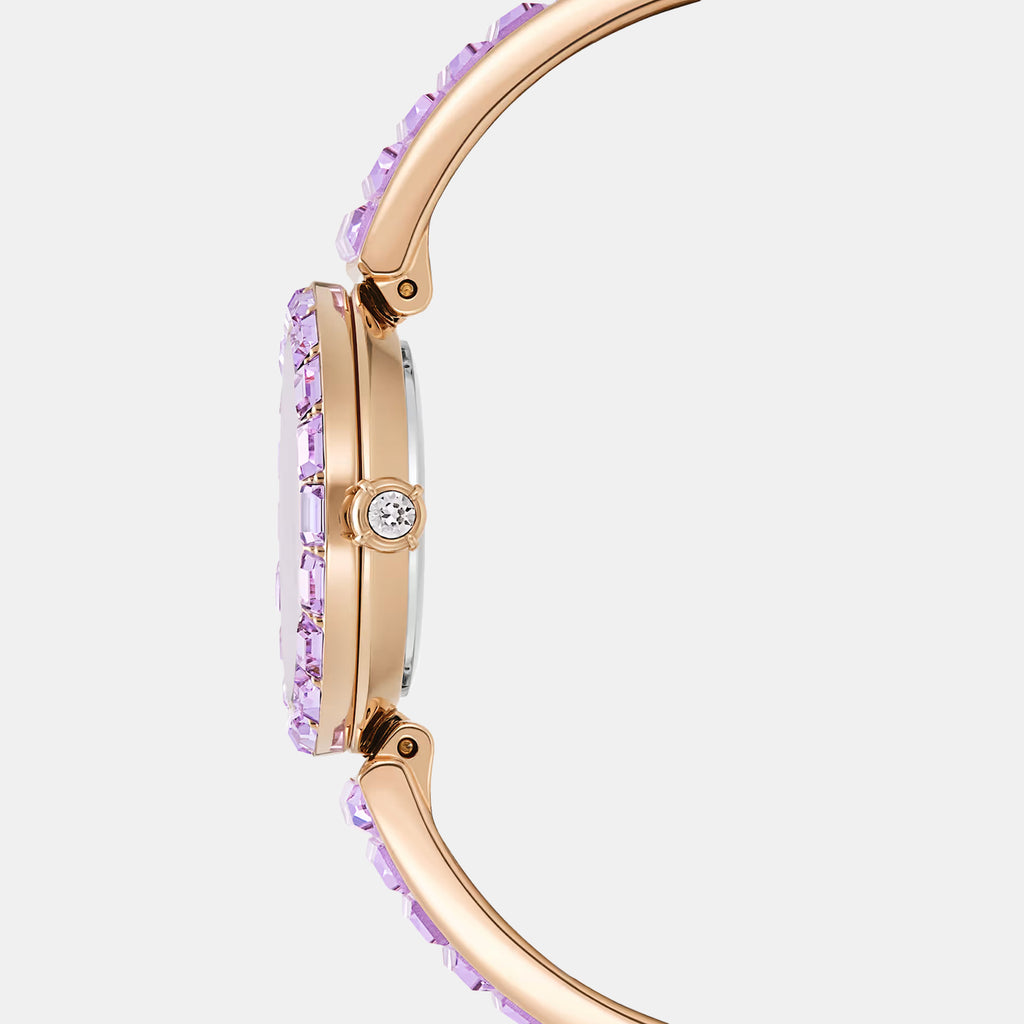 Matrix Women Quartz Purple Dial Analog Stainless Steel Watch 5743713