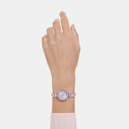 Matrix Women Quartz Purple Dial Analog Stainless Steel Watch 5743713