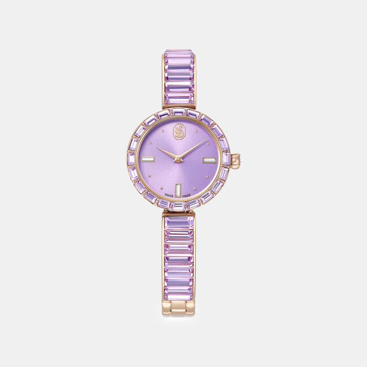 Matrix Women Quartz Purple Dial Analog Stainless Steel Watch 5743713