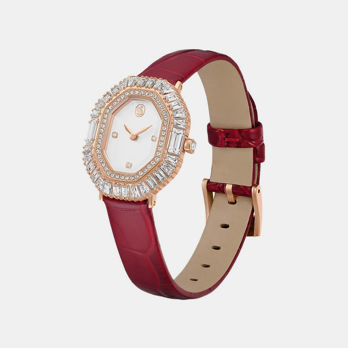 Matrix Women Quartz White Dial Analog Leather Watch 5746375