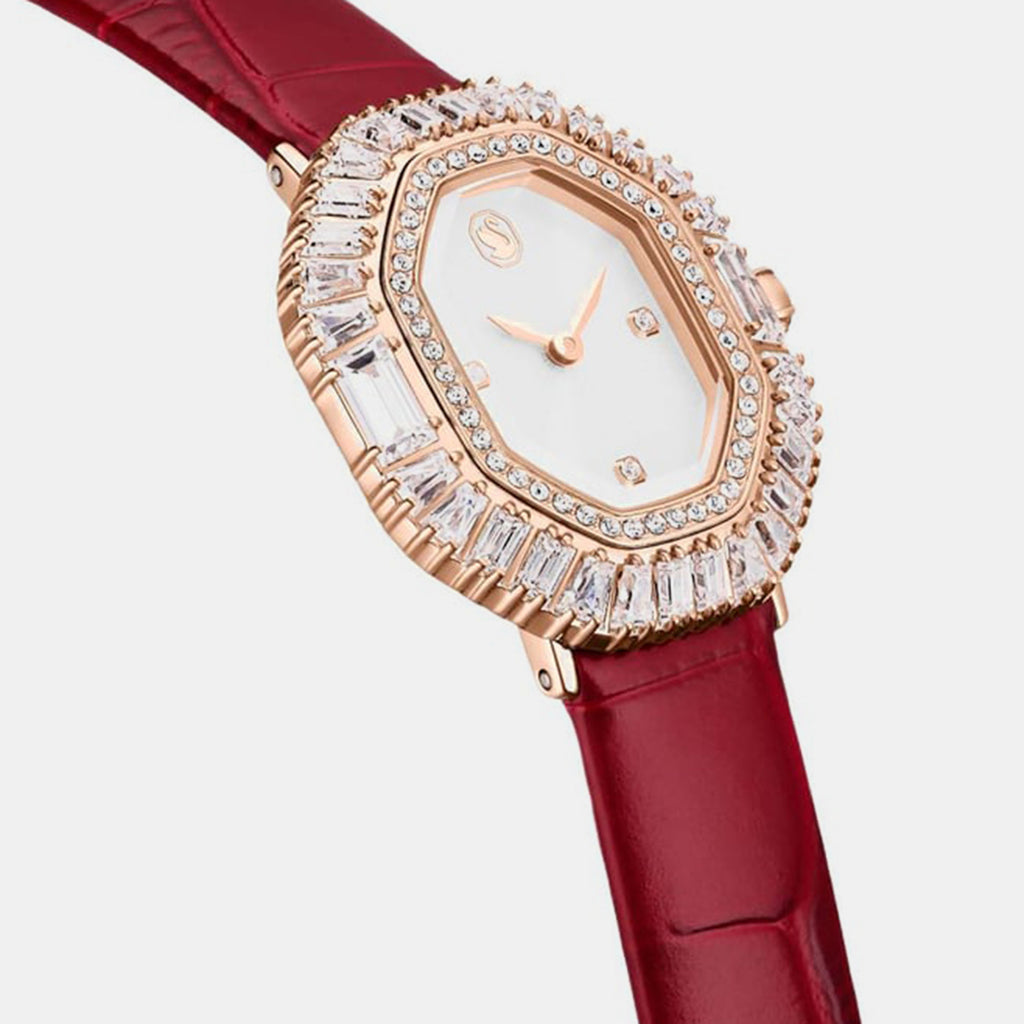 Matrix Women Quartz White Dial Analog Leather Watch 5746375