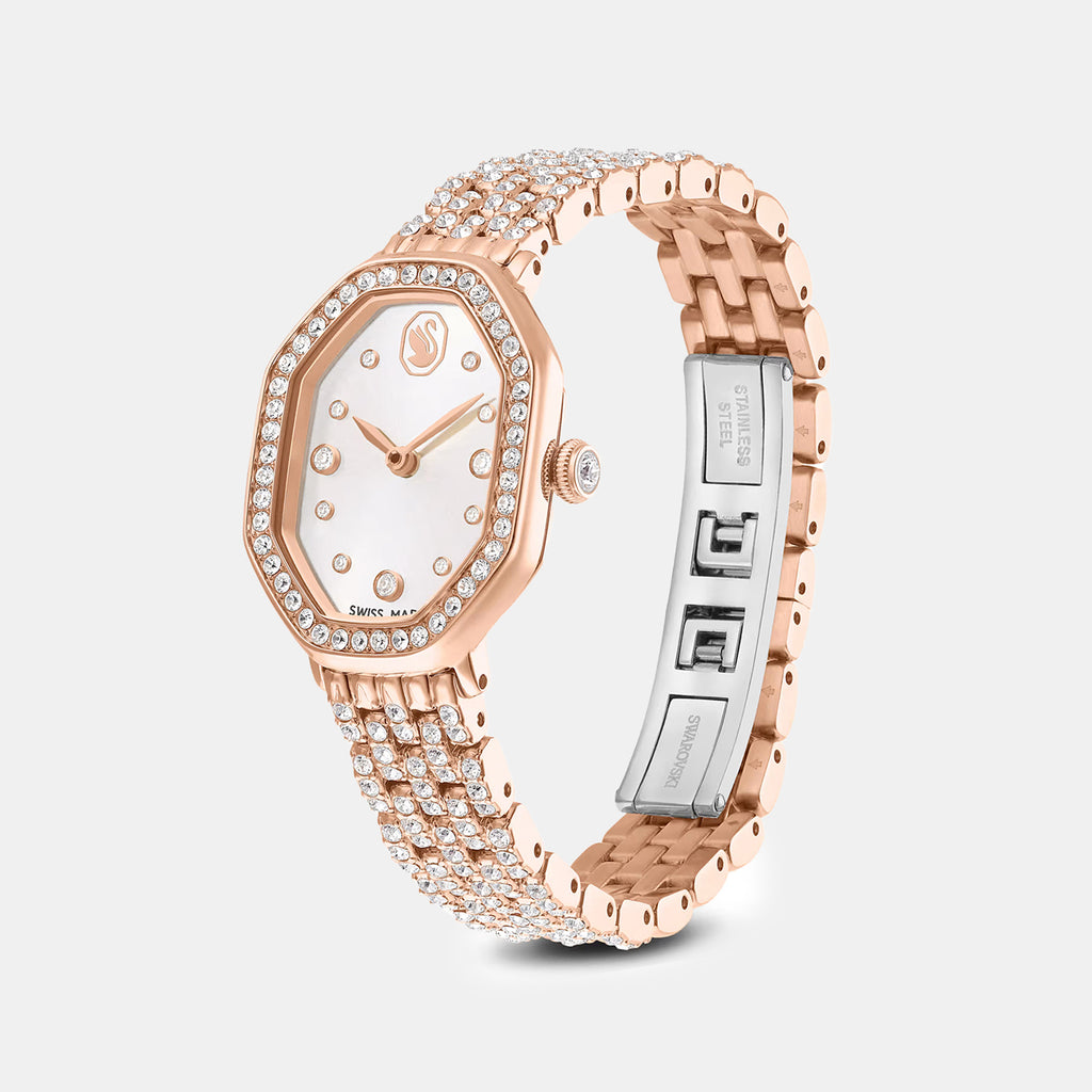 Dextera Women Quartz Rose Gold Dial Analog Stainless Steel Watch 5749449