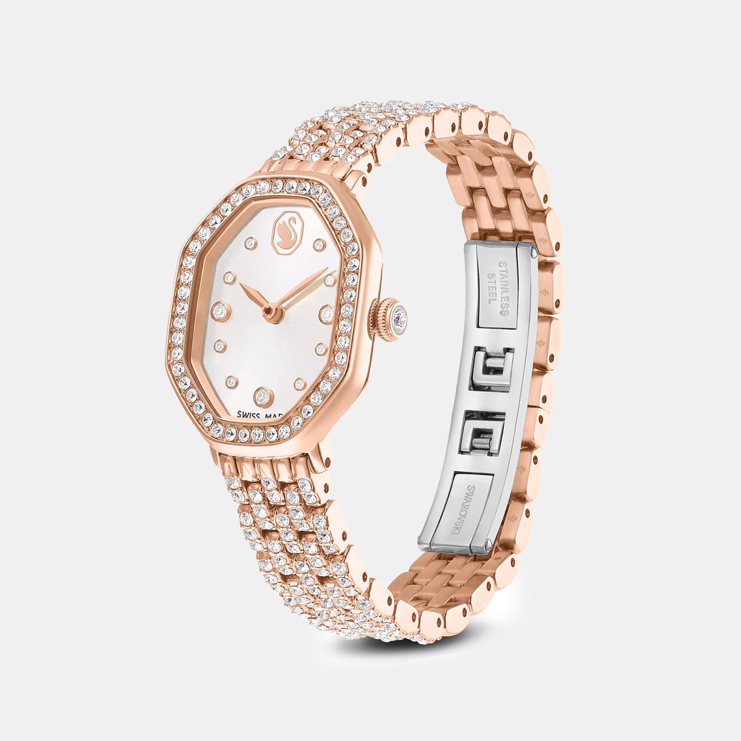 Dextera Women Quartz Rose Gold Dial Analog Stainless Steel Watch 5749449