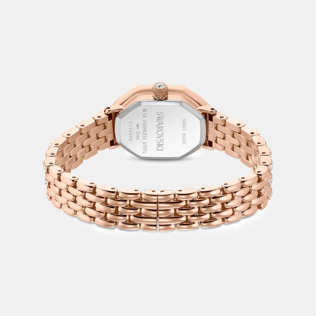Dextera Women Quartz Rose Gold Dial Analog Stainless Steel Watch 5749449