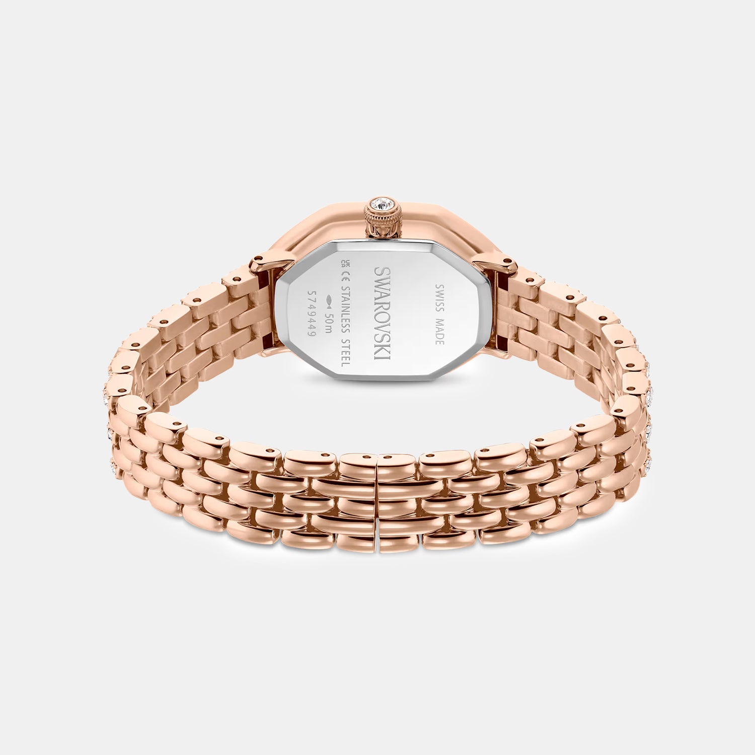 Dextera Women Quartz Rose Gold Dial Analog Stainless Steel Watch 5749449