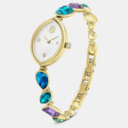 Gema Women Quartz Silver Dial Analog Metal Watch 5749569