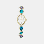 Gema Women Quartz Silver Dial Analog Metal Watch 5749569