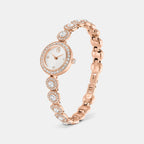 Una Angelic Women Quartz White Dial Analog Stainless Steel Watch 5753309