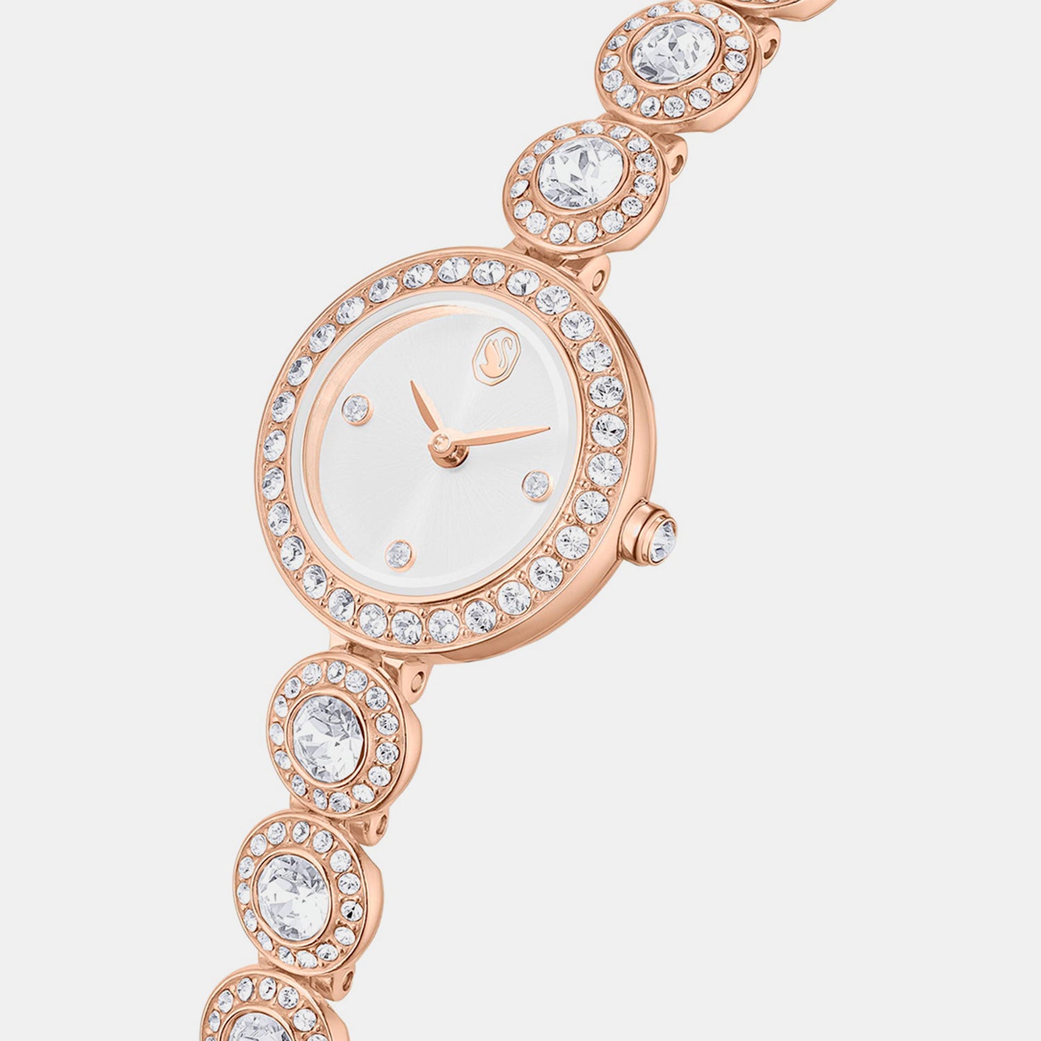 Una Angelic Women Quartz White Dial Analog Stainless Steel Watch 5753309