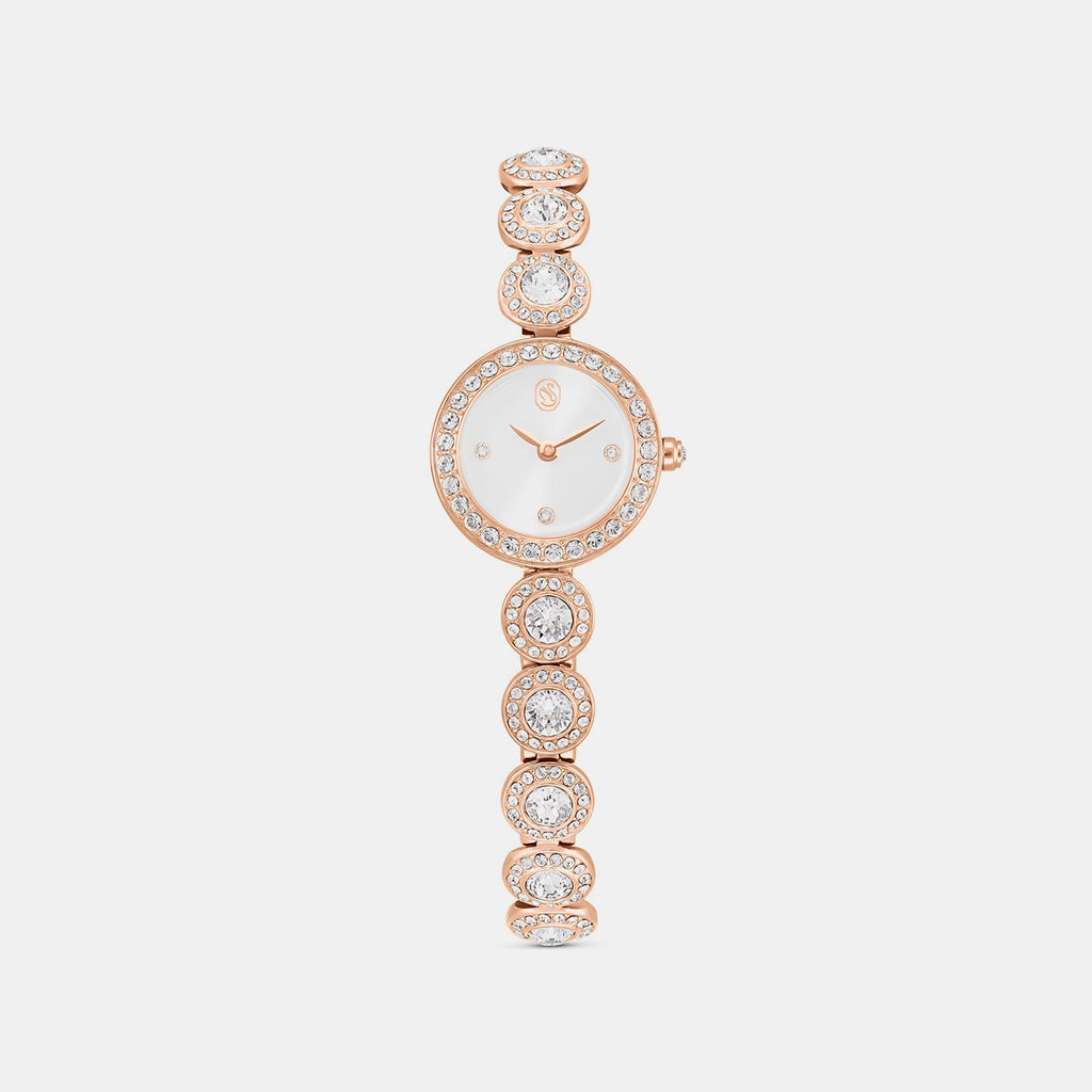 Una Angelic Women Quartz White Dial Analog Stainless Steel Watch 5753309