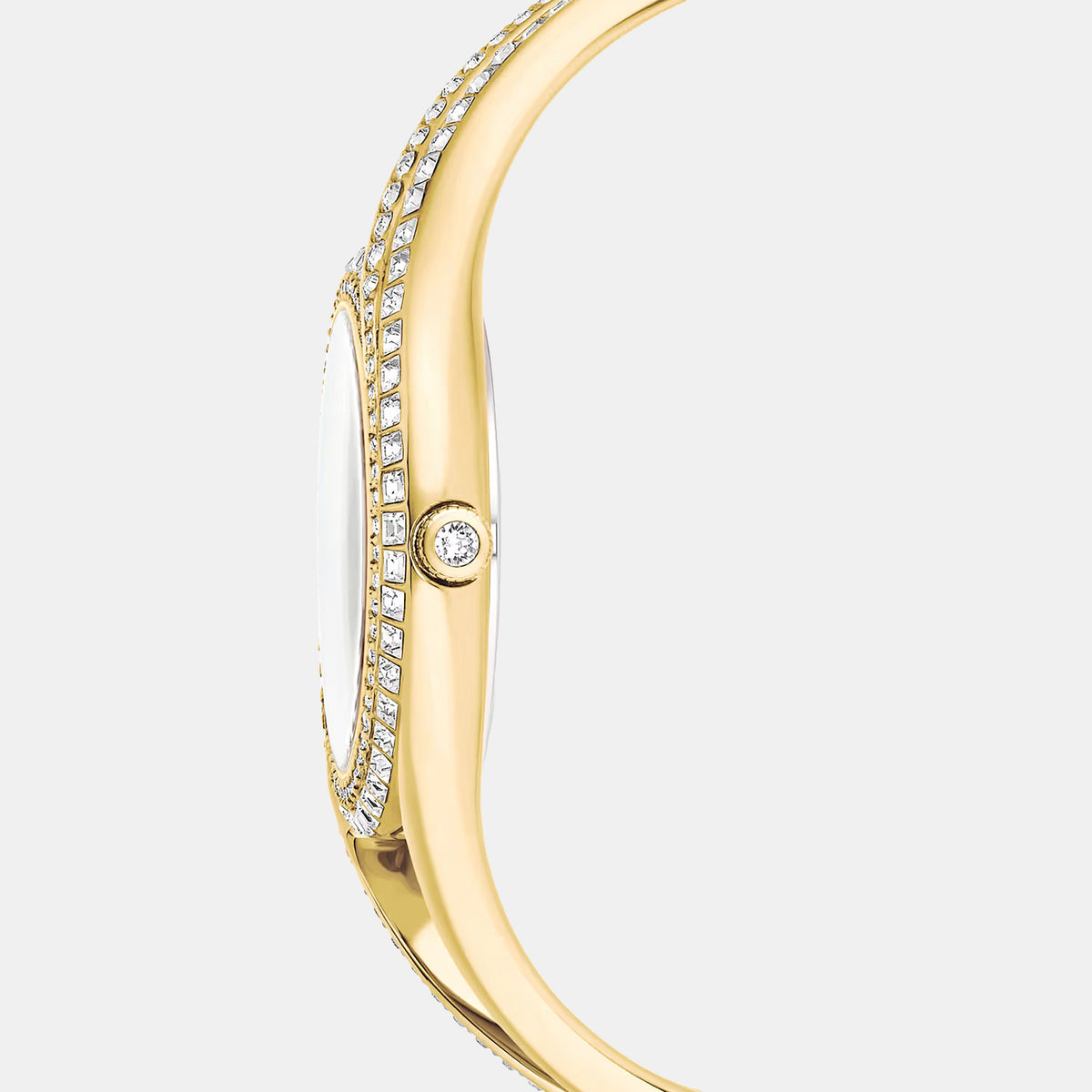 Hyperbola Women Quartz Gold Dial Analog Stainless Steel Watch 5754534