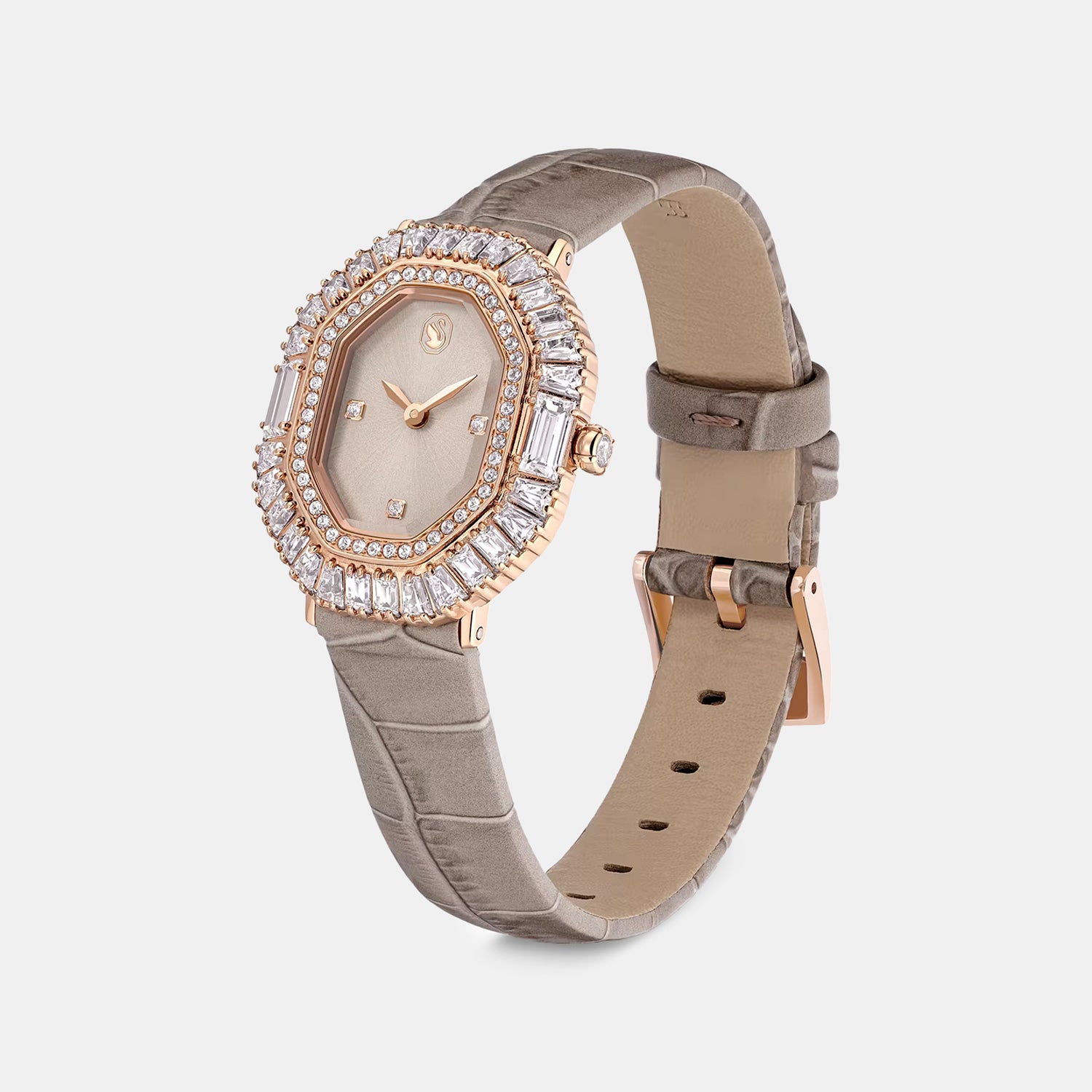 Matrix Women Quartz Beige Dial Analog Leather Watch 5755686