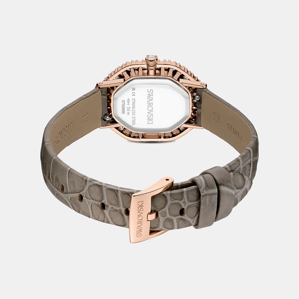 Matrix Women Quartz Beige Dial Analog Leather Watch 5755686
