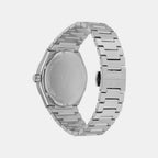 Men Quartz Silver Dial Analog Stainless Steel Watch 58366.41.21