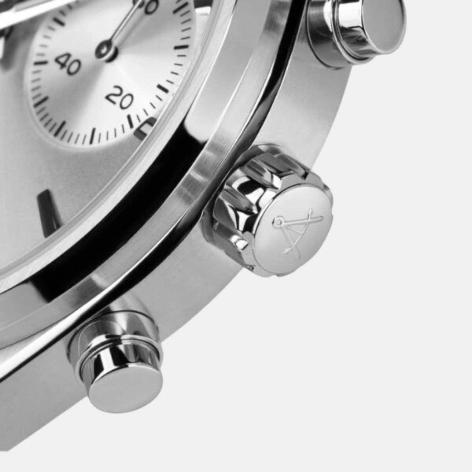 Seawave Men Quartz Silver Dial Chronograph Stainless Steel Watch 58466.41.21