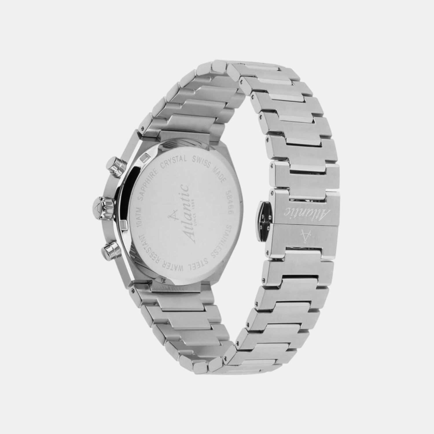 Seawave Men Quartz Silver Dial Chronograph Stainless Steel Watch 58466.41.21