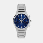Atlantic Men Quartz Blue Dial Chronograph Stainless Steel Watch 58466.41.51-1