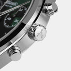 Atlantic Men Quartz Green Dial Chronograph Stainless Steel Watch 58466.41.71-4