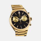 Seawave Men Quartz Black Dial Chronograph Stainless Steel Watch 58466.45.61