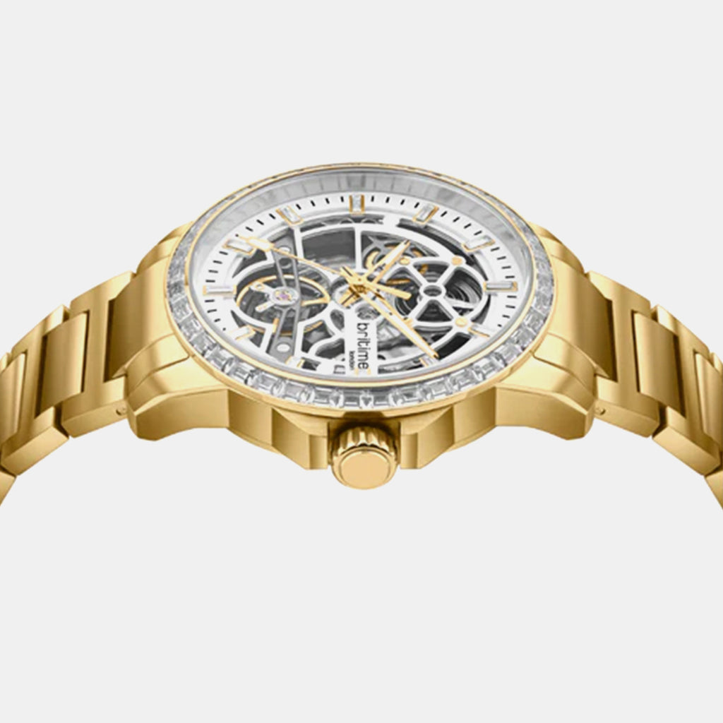 Vantor Men Automatic White Dial Analog Metal Watch 585-M20302