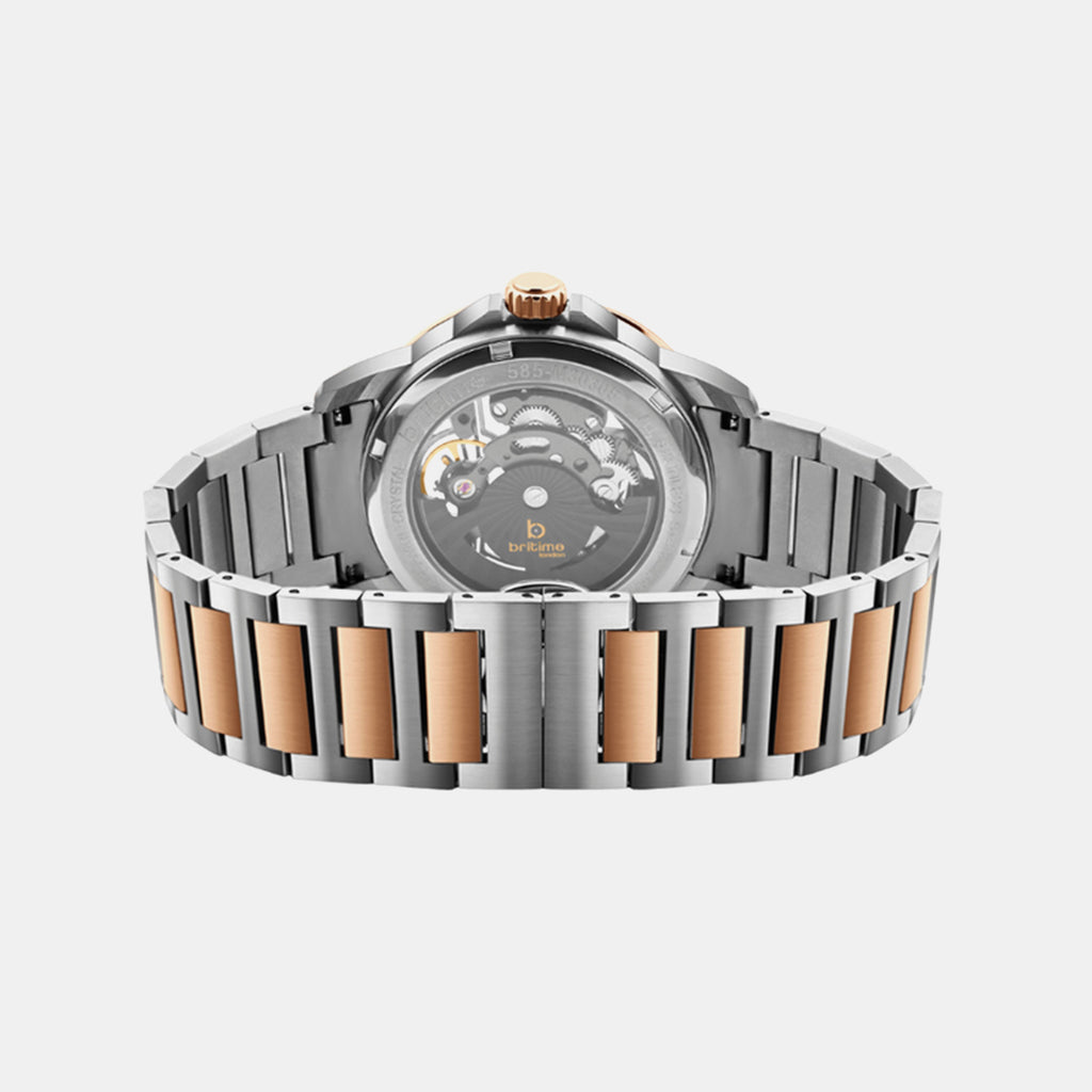 Vantor Men Automatic White Dial Analog Metal Watch 585-M30305