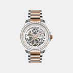 Vantor Men Automatic White Dial Analog Metal Watch 585-M30305