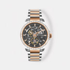 Vantor Men Automatic Black Dial Analog Metal Watch 585-M30405