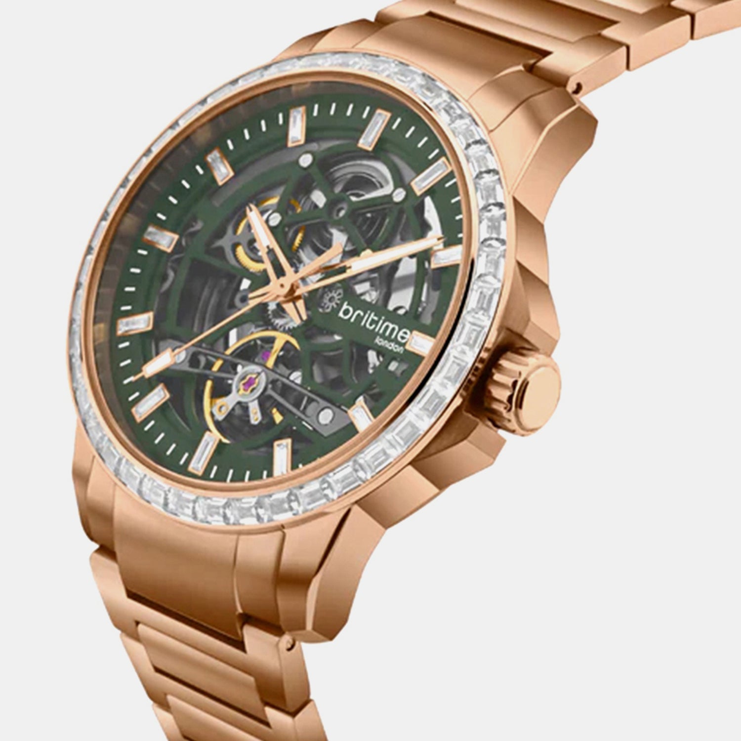 Vantor Men Automatic Grey Dial Analog Metal Watch 585-M31403