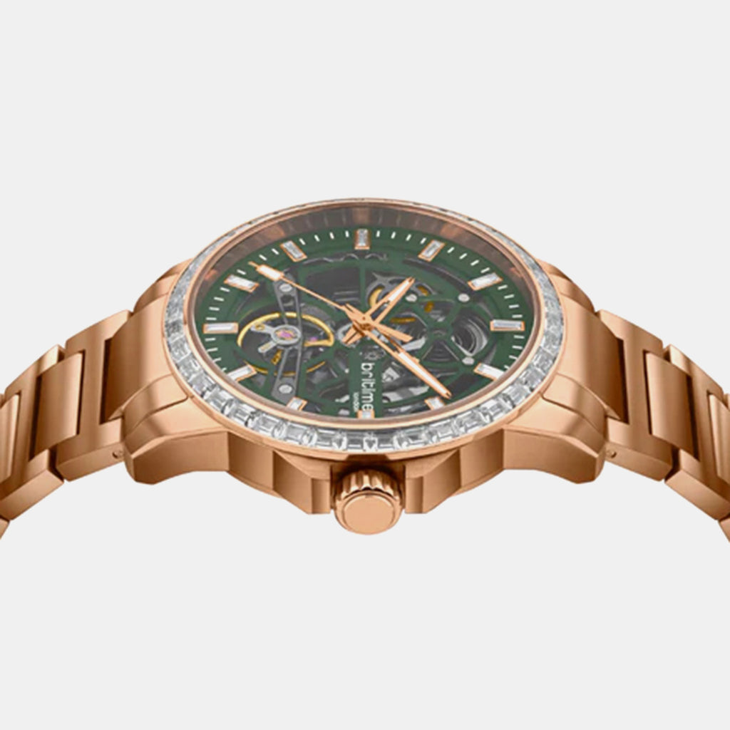 Vantor Men Automatic Grey Dial Analog Metal Watch 585-M31403