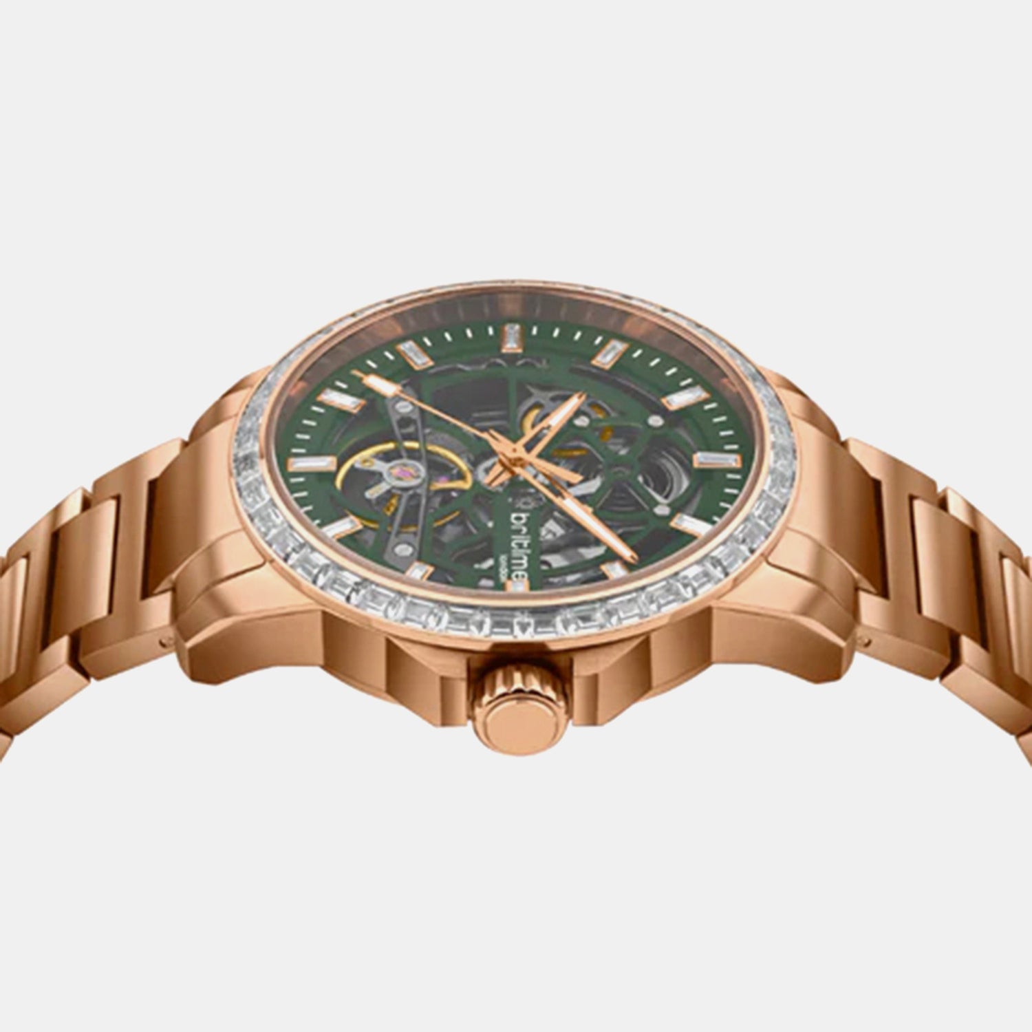Vantor Men Automatic Grey Dial Analog Metal Watch 585-M31403